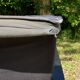 Canapé scandinave en cuir noir par Tord Björklund pour Ikea