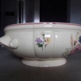 Flowered salad bowl digoin sarguemines