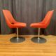 Paire de chaises pivotantes « Polaris » exclusives par Eero Aarnio, Asko Export, Finlande, années 1970.