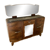 Superb Art Deco buffet from the 50s-60s in solid wood (veneered).