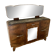 Superb buffet / very Art Deco from the 50s-60s in solid wood (veneer)