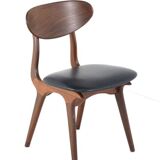 Set of 4 AWA chairs 'Weert' - full restored dutch design