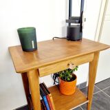 50s side table with compass legs
