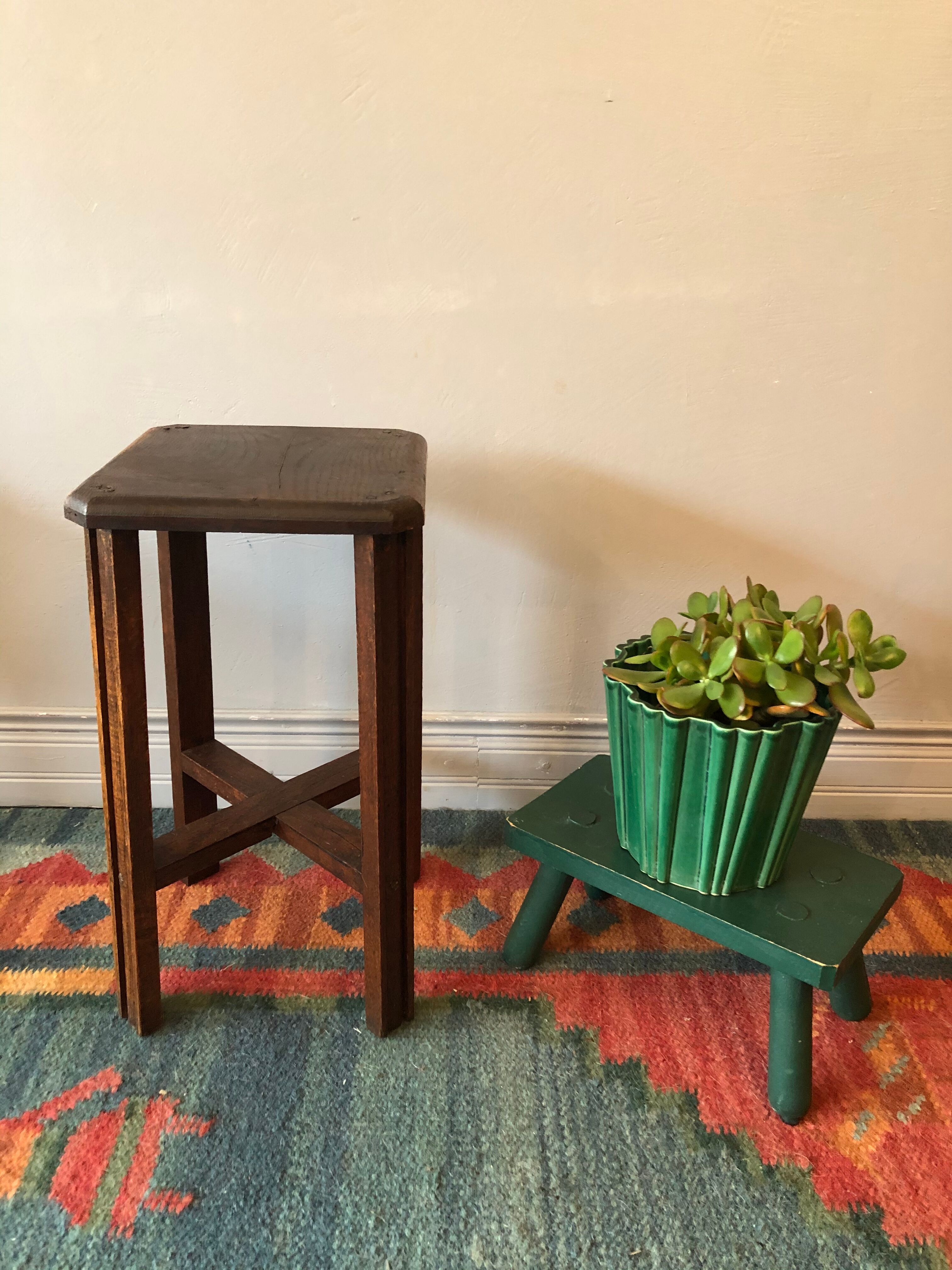 Old low stool