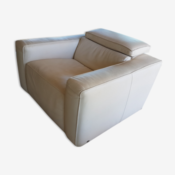 Fauteuil cuir "natuzzi"