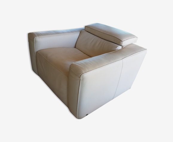 Fauteuil cuir "natuzzi"