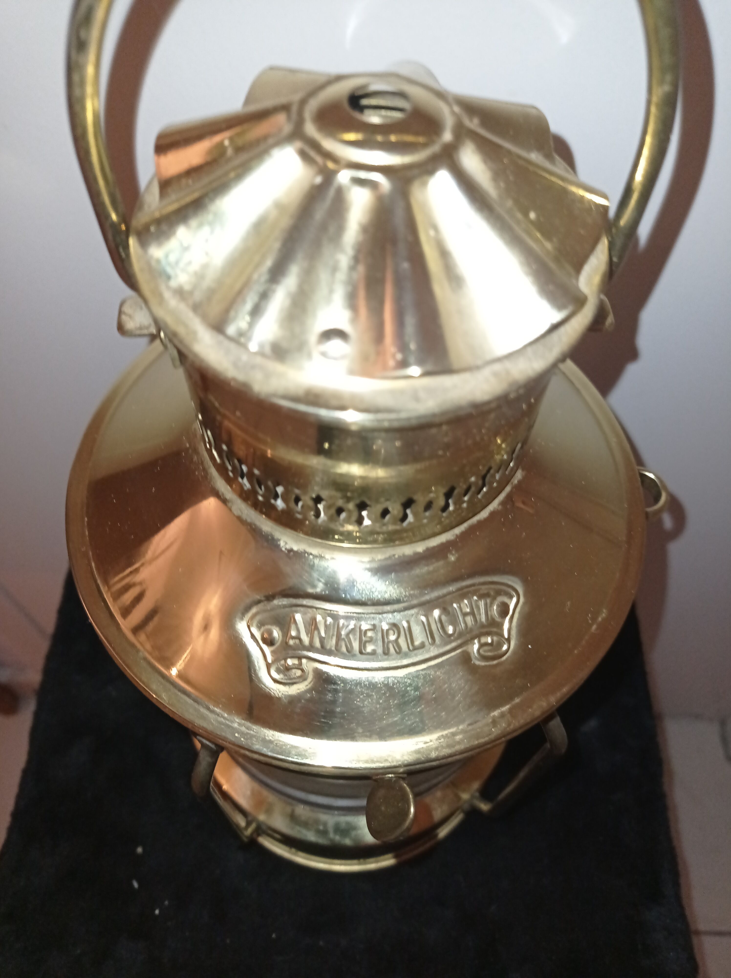 Antique marine lamp
