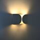White "Foglio" wall light, by Tobia & Afra Scarpa for Flos, 1960s.