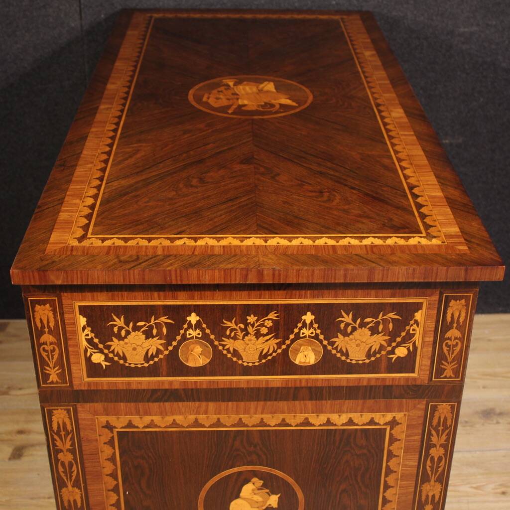 20th century Italian Louis XVI style inlaid dresser