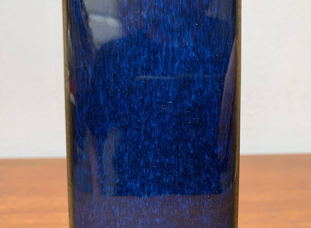 Vintage 1970s minimalist Japanese studio pottery vase from Tokoname.