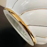 Vintage white and gold table lamp