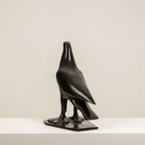 François Pompon, pigeon, bronze sculpture. Edition of 2006.