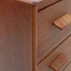 Rare teak chest of drawers by Carl Aage Skov for Munch Møbler / Mid-century Danish modern design / 1960s