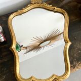 Old rocaille gilded mirror