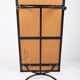 Wrought iron and ceramic coffee table, French work, 2013