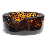 Cendrier en verre de Murano ambré, 1960