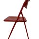 Vintage TED Folding Chair Design by Niels Gammelgaard 1980s Ikea in Red
