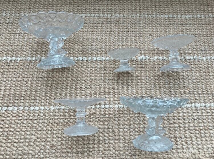 Set of antique crockery