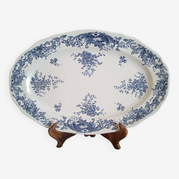 Oval shaped dish in Villeroy & Boch porcelain, “Valeria” model