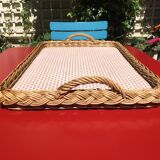 rattan orangeade tray