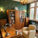 Art Deco mahogany library from the 1930s.