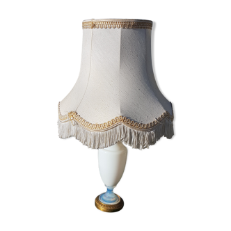 Ancient opaline lamp with gilding