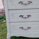 Commode style Louis xv 3 tiroirs vert Luxembourg