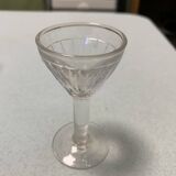 Collection  de 45 Anciens Verres à liqueur verre soufflé à grosse bulles