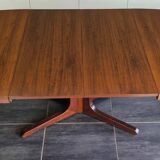 Table extensible vintage Baumann en teck, années 1970
