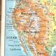 🌍 Old school map Vidal-Lablache 51, 1940 - United States, Mexico