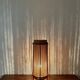 Danish Sisal and Teak Floor or Table Lamp by Ib Fabiansen for Fog and Morup