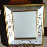 Venetian mirror with parecloses 54x45cm