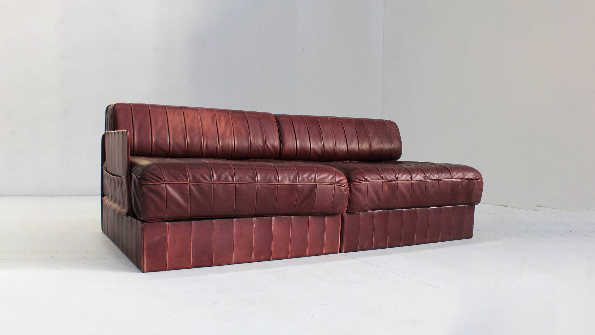 De Sede DS 88 modular sofa leather patchwork Switzerland 1970s