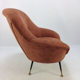 Mid-century set of italian armchairs, 1950