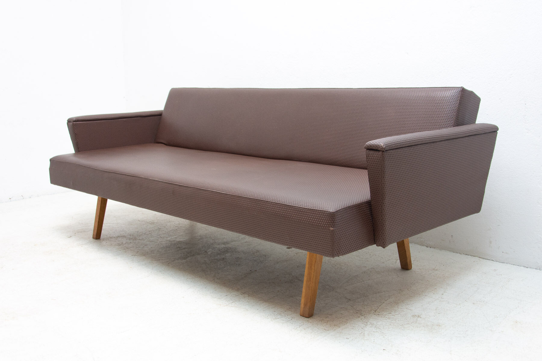 Eastern bloc folding sofabed, 1970´s, Czechoslovakia