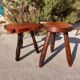 Round tripod stool