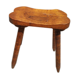 Rustic solid wood stool