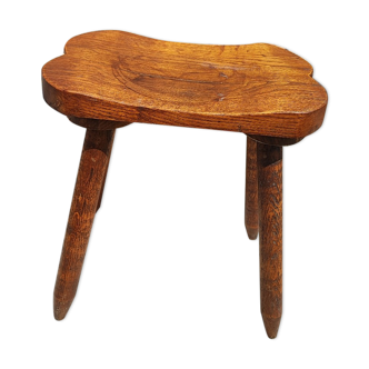 Rustic solid wood stool