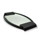 Art deco cubist bakelite mirrored tray, France 1930s