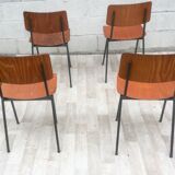 Set of 4 vintage chairs and design Eromes