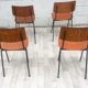 Set of 4 vintage chairs and design Eromes