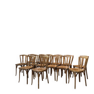 Set of 14 Baumann bistro chairs for "Henri Julien SA"