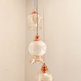 Pastel waterfall pendant light
