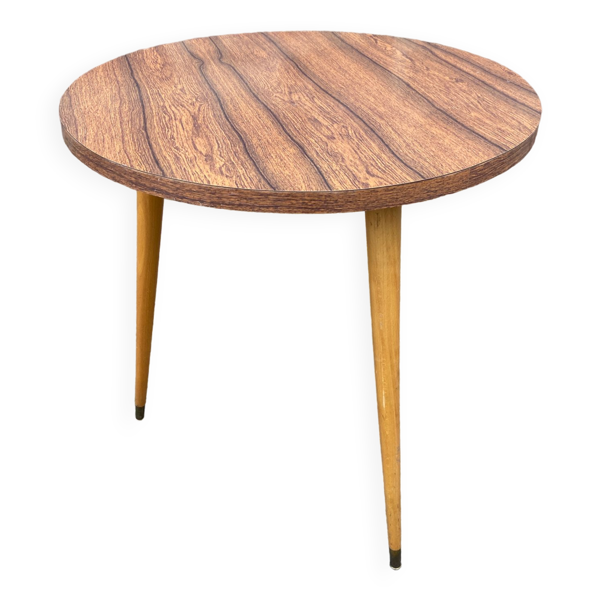 Coffee table cocktail formica french vintage design 1960