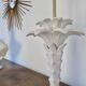 Grande lampe palmier, Italy, en céramique blanche, années 60
