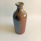 Old vase soliflore in glazed sandstone vintage