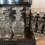 Complete liquor cellar Boulle Box Napoleon III Box Marquetry XIX century