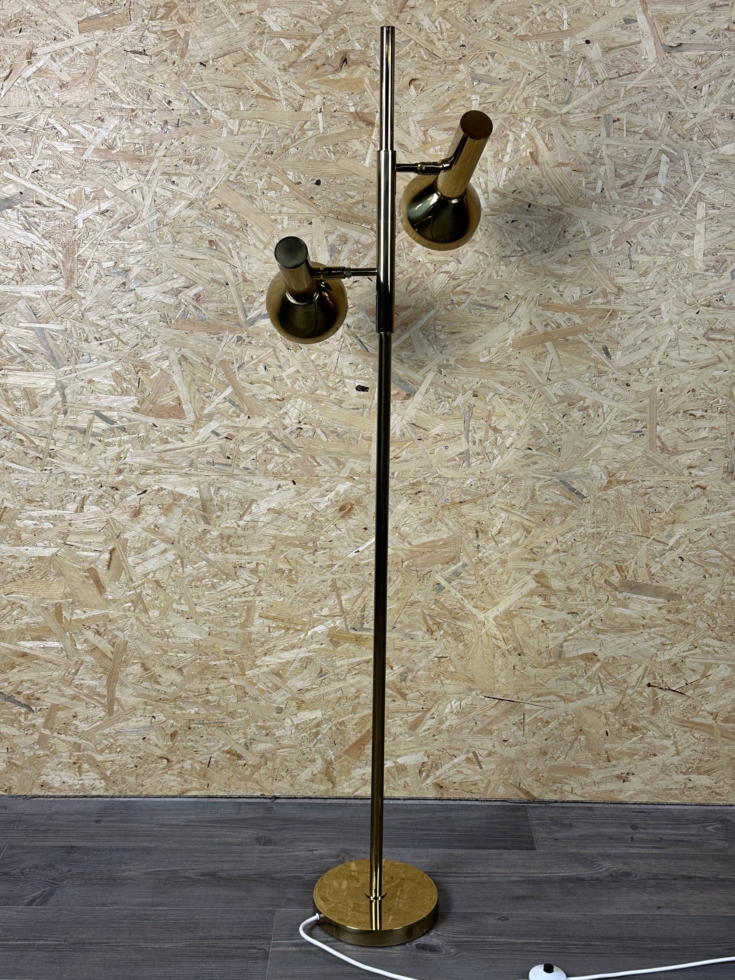 60s 70s 2-bulb adjustable floor lamp by Cosack Leuchten Germany