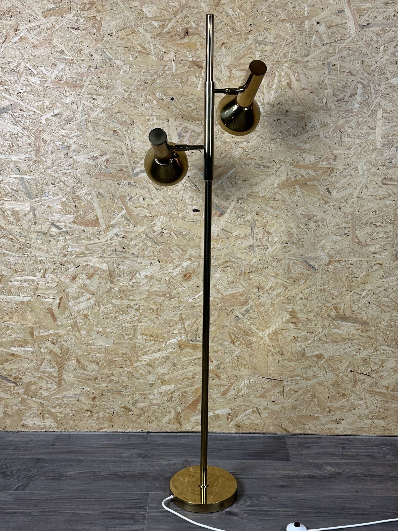 60s 70s 2-bulb adjustable floor lamp by Cosack Leuchten Germany