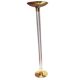 Acrylic and Brass Floor Lamp, Italy, 1970s